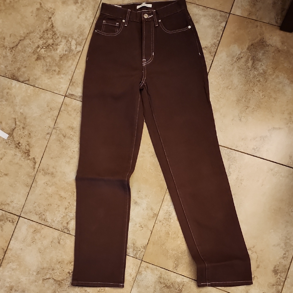 Women’s Brown Jeans - Pacsun Dad Jean